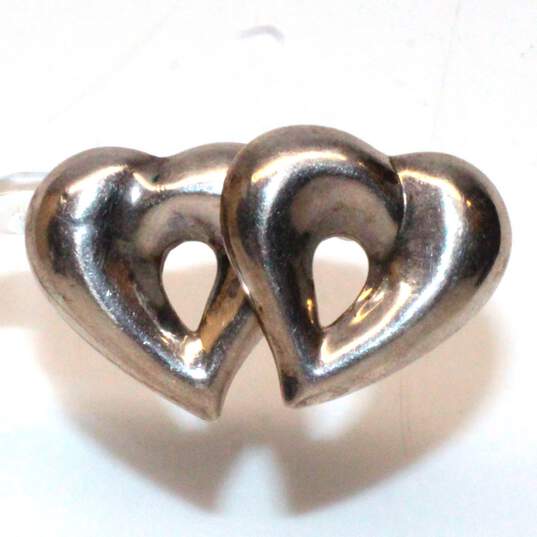 Bundle Of 3 Sterling Silver Jadeite And Serpentine Earrings image number 4