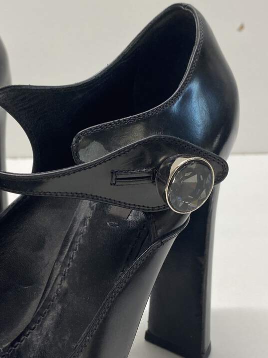 Authentic Louis Vuitton Black Heel W 7.5 image number 6