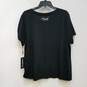 NWT Womens Black Short Sleeve Round Neck Graphic Pullover T-Shirt Size XL image number 2