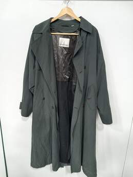 London Fog Gray Trench Coat Men's Size 44L