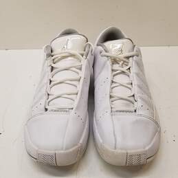Air Jordan TE 2 Advance White Metallic Silver Men's Athletic Shoes Size 8 alternative image