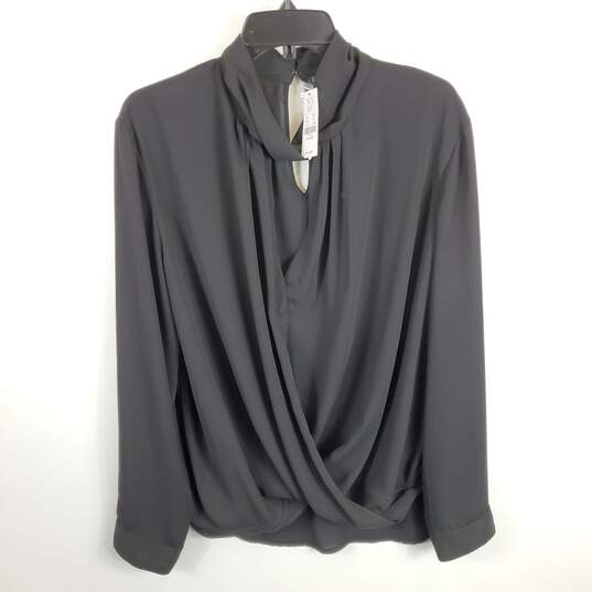 New York & Company Women Black Blouse XL NWT image number 1