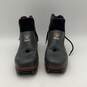 Alpina Mens Black Red Leather Round Toe Lace Up Ankle Ski Shoes Size 45 image number 3