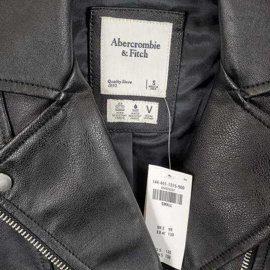 Abercrombie&Fitch Women Black  Jacket Sz S NWT image number 3