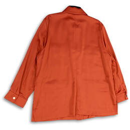 NWT Womens Pink Long Sleeve Spread Collar Pockets Full-Zip Jacket Size 4 alternative image
