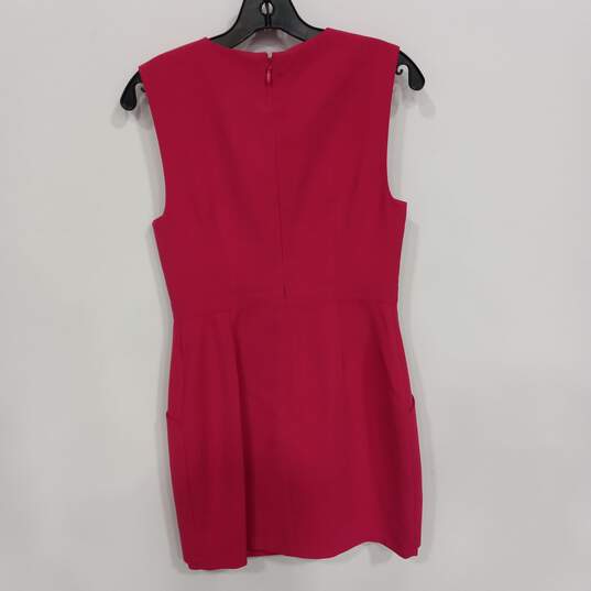 Women's BCBG Maxazria Bright Pink Sleeveless Dress Size 6 NWT image number 2