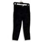 Womens Black Camouflage Elastic Wasit Pull-On Capri Leggings Size 8 image number 1