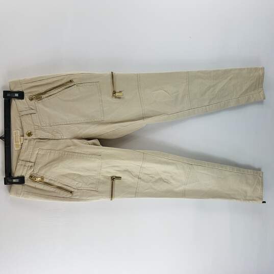 Buy the Michael Kors Women Khaki Cargo Pants 4