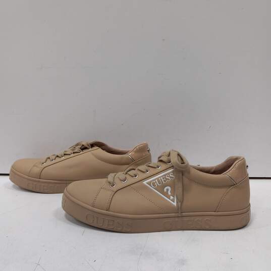 Guess Men's Beige Lace-Up Casual Sneakers Size 11M image number 2