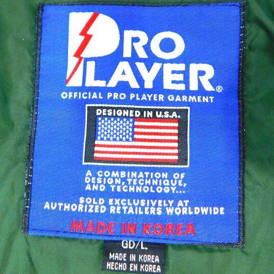 Vintage Pro Player NFL Green Bay Packers Winter Jacket Coat Size Men's Large image number 5