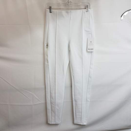 Athleta White Glacier Snow Skinny Pants Women's Size 10 image number 1