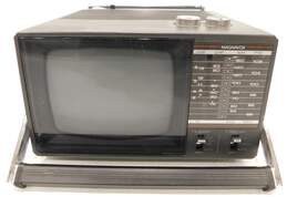 Vintage Magnavox BF3909 BK Black & White Portable TV AM FM Radio