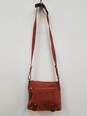 Kenneth Cole Suede Crossbody Bag Brown image number 3