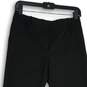 Womens Black Flat Front Slash Pocket Straight Leg Dress Pants Size 2 image number 3
