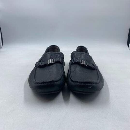 Salvatore Ferragamo Black Loafer Casual Shoe Men 8 image number 1