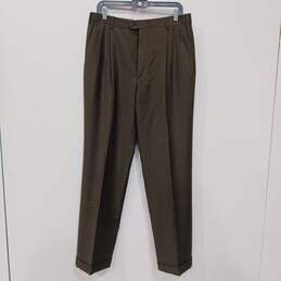 Zanella Men's Brown Dress Pants Size 34