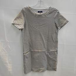 Madewell Striped Short Sleeve Dress Size S