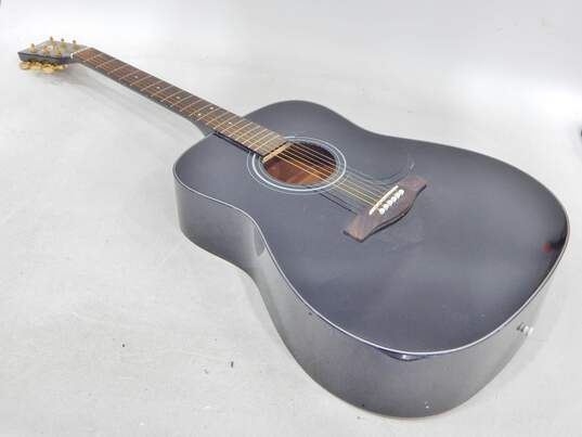 Yamaha Model F335 BL Black Acoustic Guitar w/ TKL Case image number 3