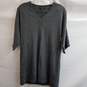 Eileen Fisher Grey Knit V-Neck Sweater Size XS image number 1