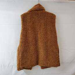 One Size Brown Teddy Bear Vest - Tag Attached alternative image