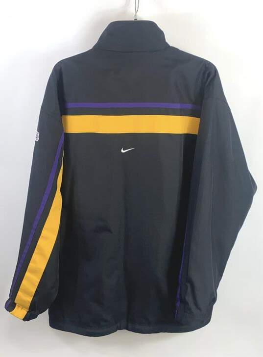 Nike Men Black Reversible LA Lakers Jacket L image number 2