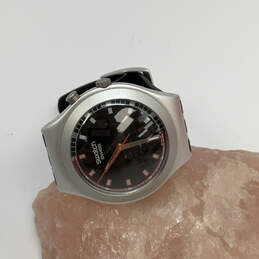 Designer Swatch Swiss Made Silver Round Dial Adjustable Analog Wristwatch