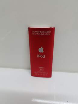 Apple iPod Nano (4th Generation) Red 8GB MP3 Player alternative image