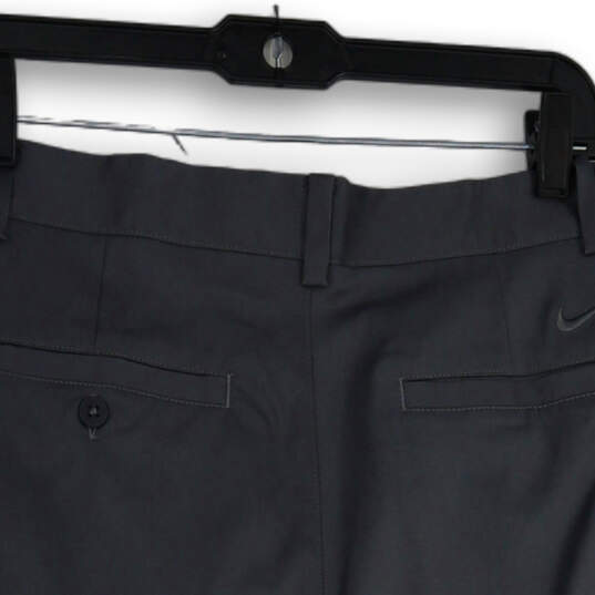 NWT Mens Gray Flat Front Slash Pocket Golf Summer Bermuda Shorts Size 30 image number 4