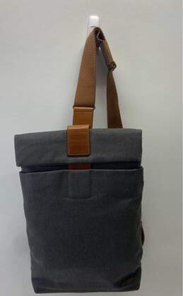 Incase Gray Canvas Tablet Laptop Sling Backpack Bag