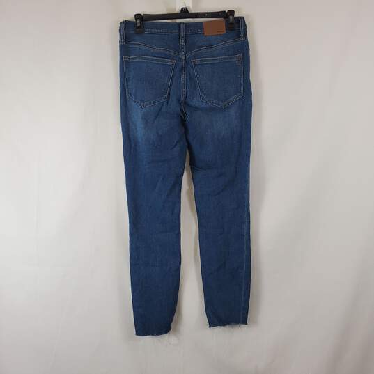 Madewell Women's Blue Skinny Jeans SZ 27 image number 4