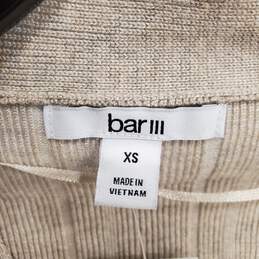 Bar III Women Light Brown Knit Crop Sweater XS NWT
