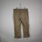 Mens Regular Fit Slash Pockets Flat Front Chino Pants Size 40x32 image number 2