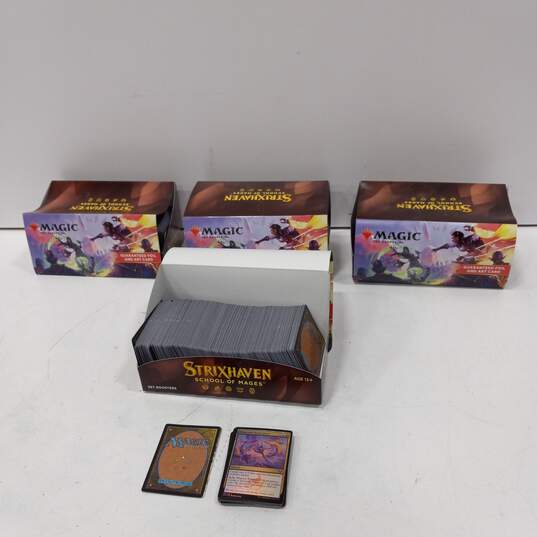 4 Boxes of Strixhaven School Of Mages Cards image number 1