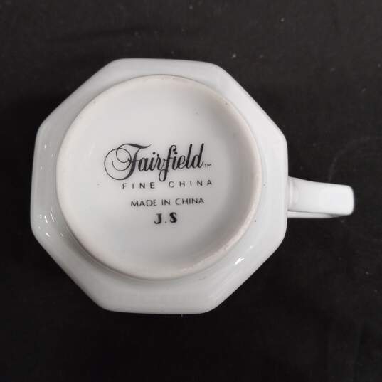 Fairfield Christmas Motif Teacups 9pc Set image number 5