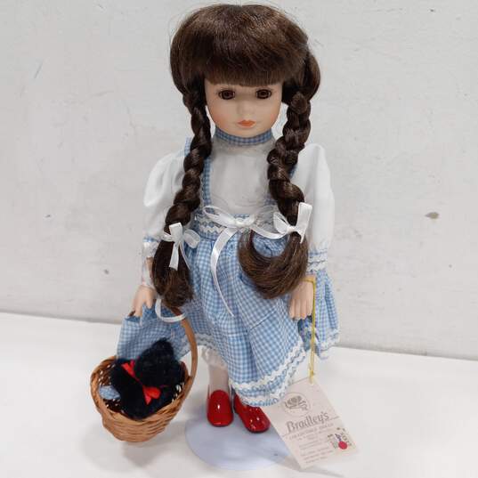 Vintage Bradley’s Dorthy Porcelain Doll NWT image number 2
