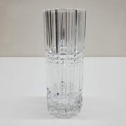 Vintage Cristal D'Arques Montparnasse 24% Genuine Lead Crystal Flower Vase 6.5in alternative image