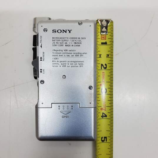Sony M-560V Microcassette Corder image number 2
