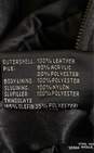 Wilson's Leather Men Black Leather Trench Coat M image number 4