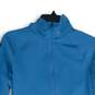 Under Armour Womens Blue Cozy Graphic 1/2 Zip Pullover Activewear Top Size Small image number 3