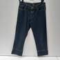 Simply Vera Wang Women's Straight Leg Blue Jean Capri Size 8 image number 1
