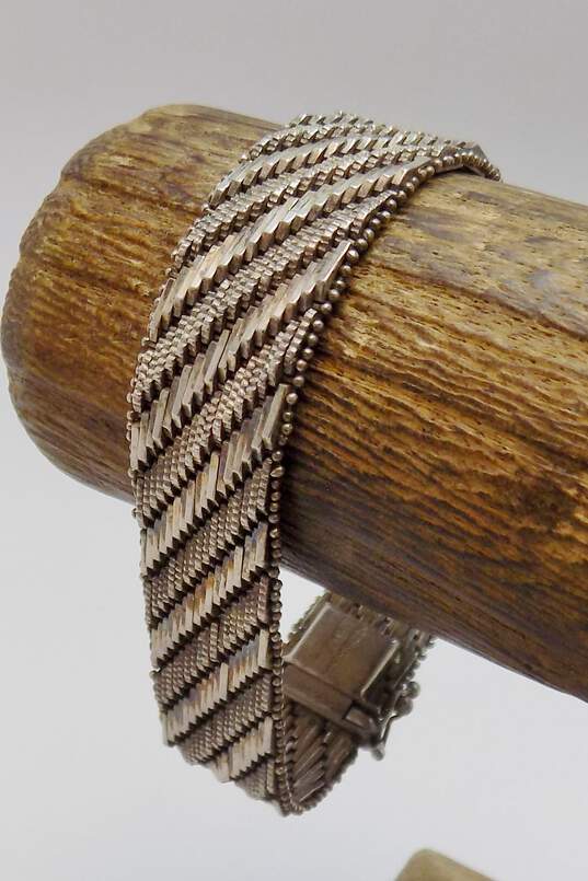 Artisan 925 Teddy Bear Pendant Necklace & Chunky Bracelet 47.6g image number 2