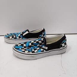 Vans Checkerboard Butterfly Slip On Sneakers Size M4 W5.5 alternative image