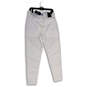 NWT Mens White Blue Striped Tapered Leg Baseball Ankle Pants Size L image number 2