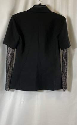NWT Donnee Par Dieu Womens Black Rhinestone Long Sleeve Jacket Jacket Size S alternative image