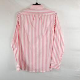 J. Crew Women Pink Striped Button Up XS NWT alternative image