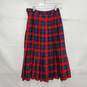 VTG Pendleton WM's 100% Virgin Wool Mason Red Tartan Plaid Skirt Size 4 image number 1