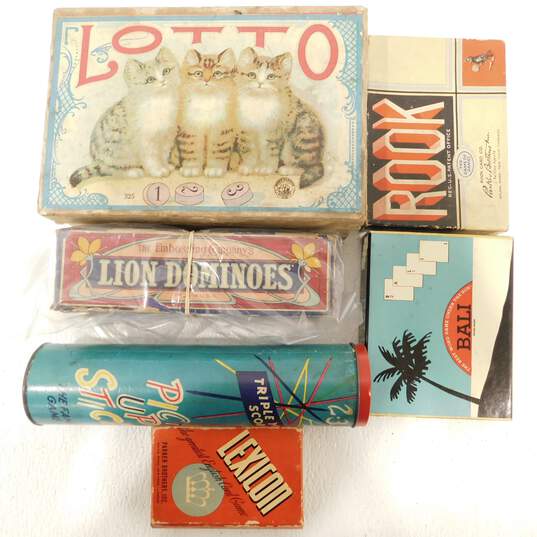 Mixed Vintage Game Lot  Bali Lexicon Lotto Rook  Dominos image number 3