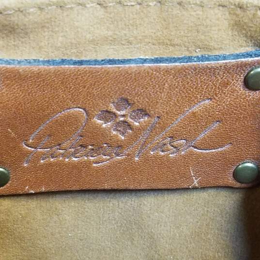 Patricia Nash Leather Girona Tooled Crossbody Bag Cognac image number 5