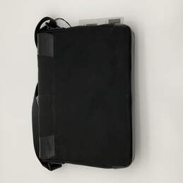 NWT Mens Black Adjustable Straps Inner Pocket Laptop Slimster Messenger Bag alternative image