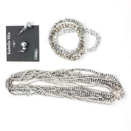 Silver Tone Isabella Mia Glass Beads Set